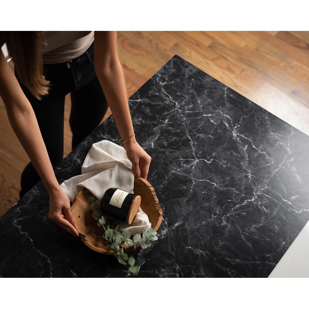 V-FLAT WORLD Duo Board – 30×40″ Double Sided Surface Board, Onyx Marble/Alpine M