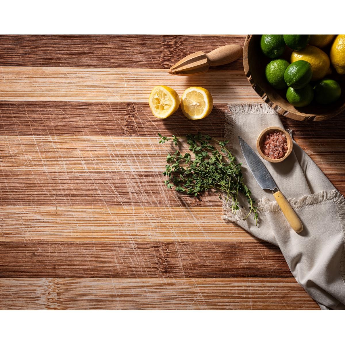 V-FLAT WORLD Duo Board – 30×40″ Double Sided Surface Board, Aged Cutting Board/B