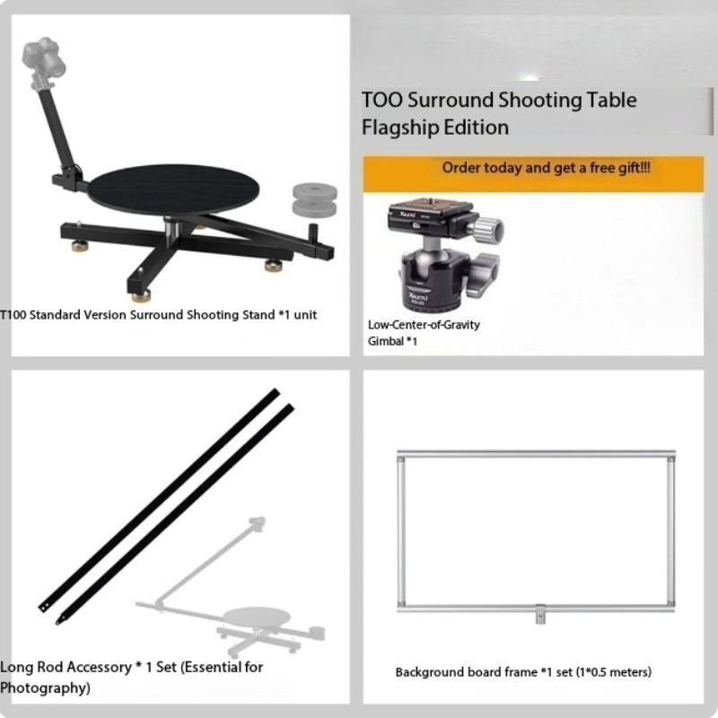 360° Rotating Shooting Platform | Rotating Slider Bullet Time Mount