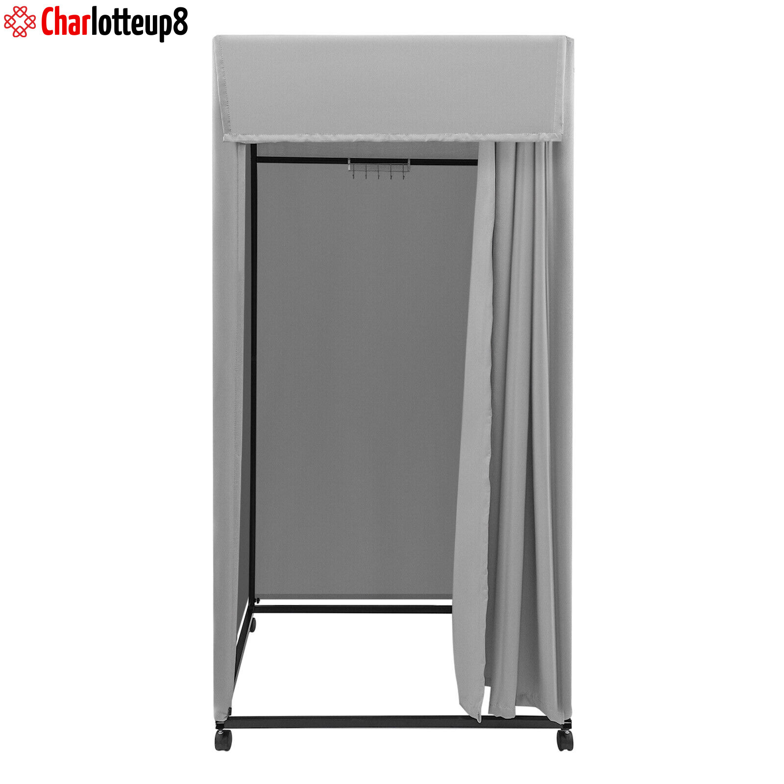 Portable Fitting Room for Boutiques Movable Dressing Room with Shading Curtain