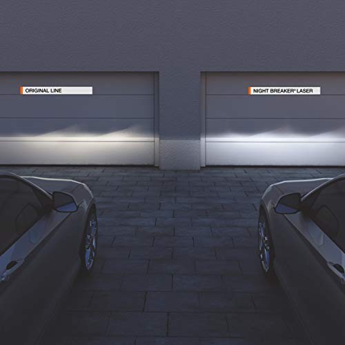 NIGHT BREAKER LASER +150% Brighter Halogen Headlight Lamp, 64210NL 2 Lamps H7