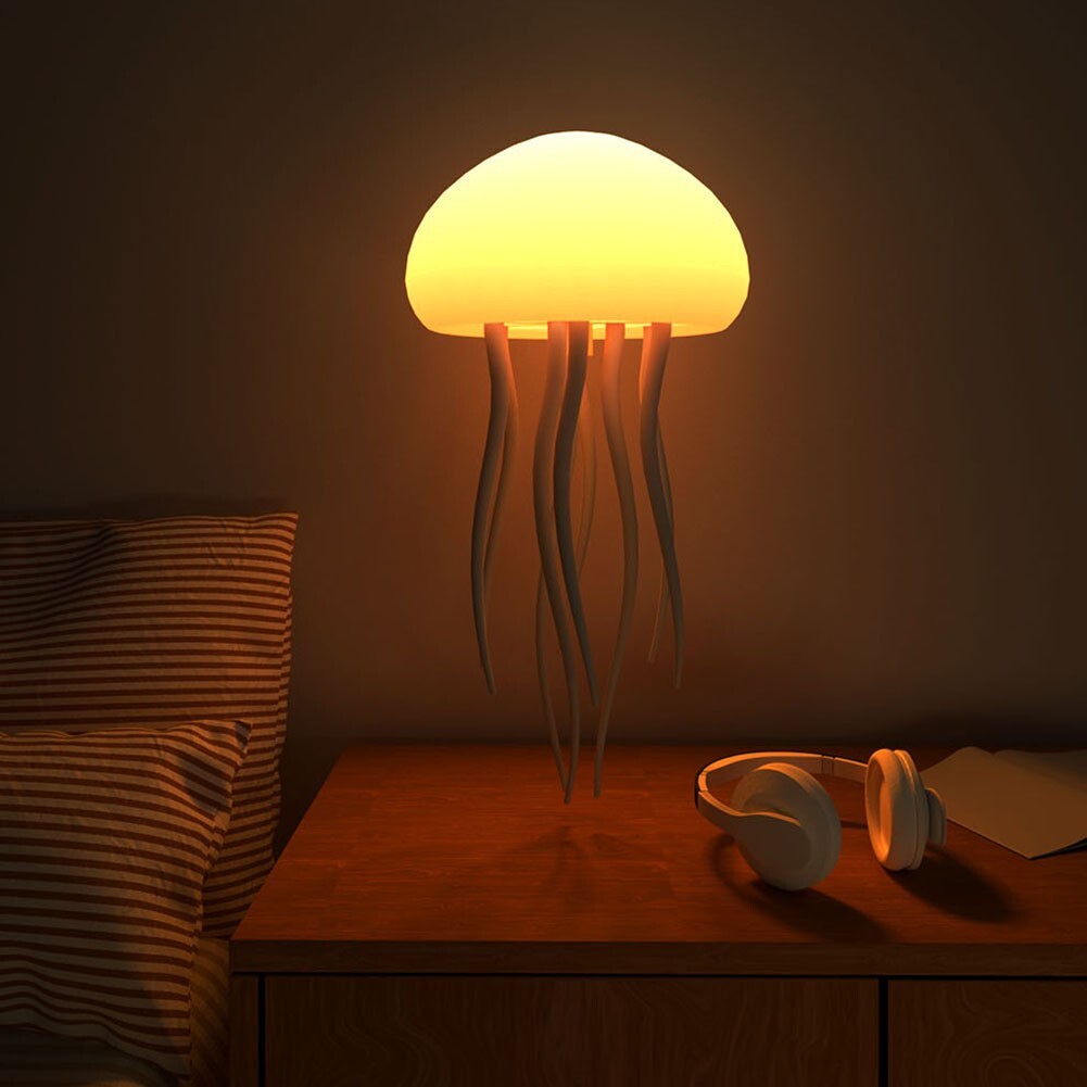 Colorful Voice Controlled For Jellyfish Decor Light Easily Rechargeable Design