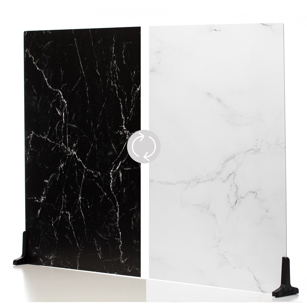V-FLAT WORLD Duo Board – 30×40″ Double Sided Surface Board, Onyx Marble/Alpine M