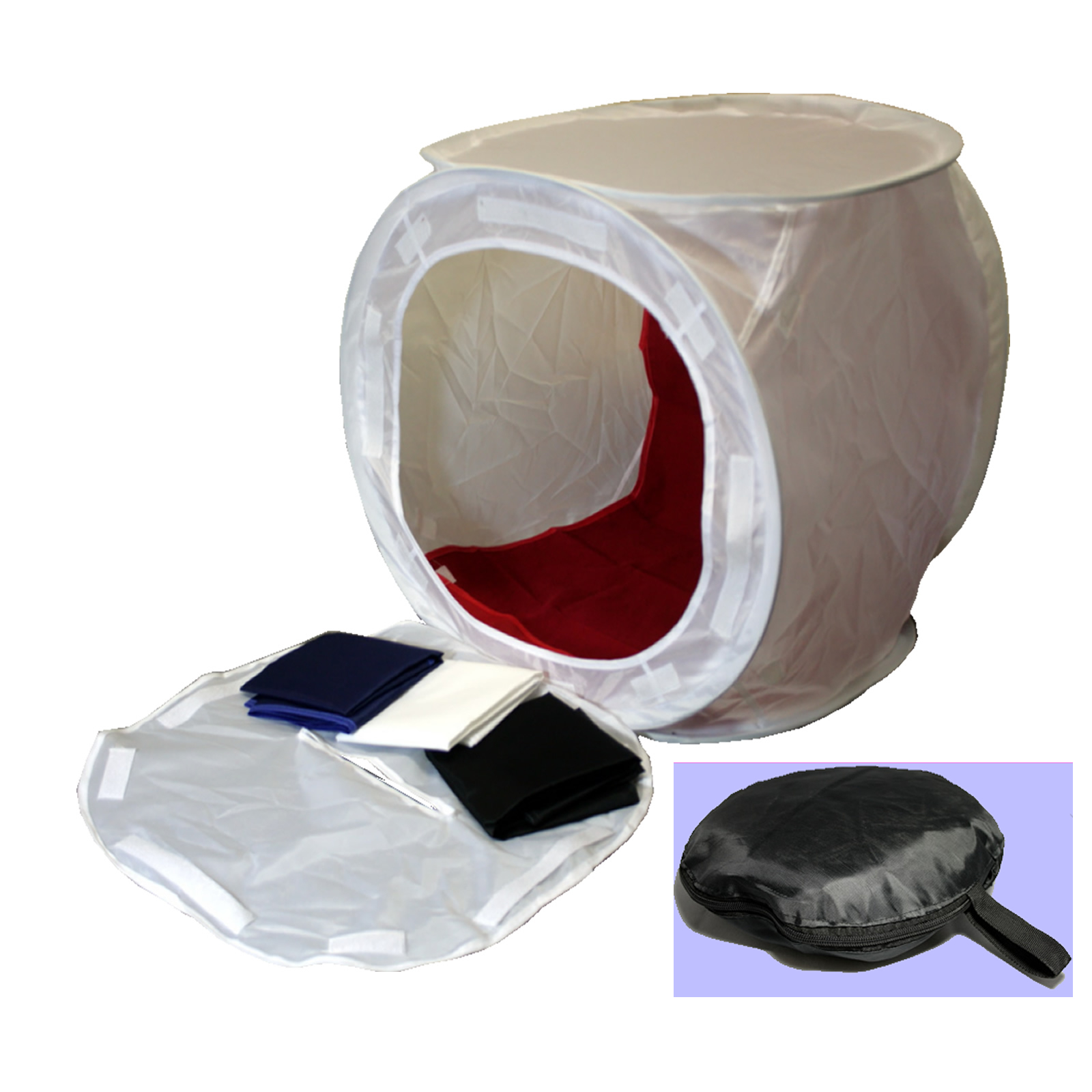20″ Photo White Studio Shooting Tent Light SoftBox Soft Box w/ 4 Color Backdrops