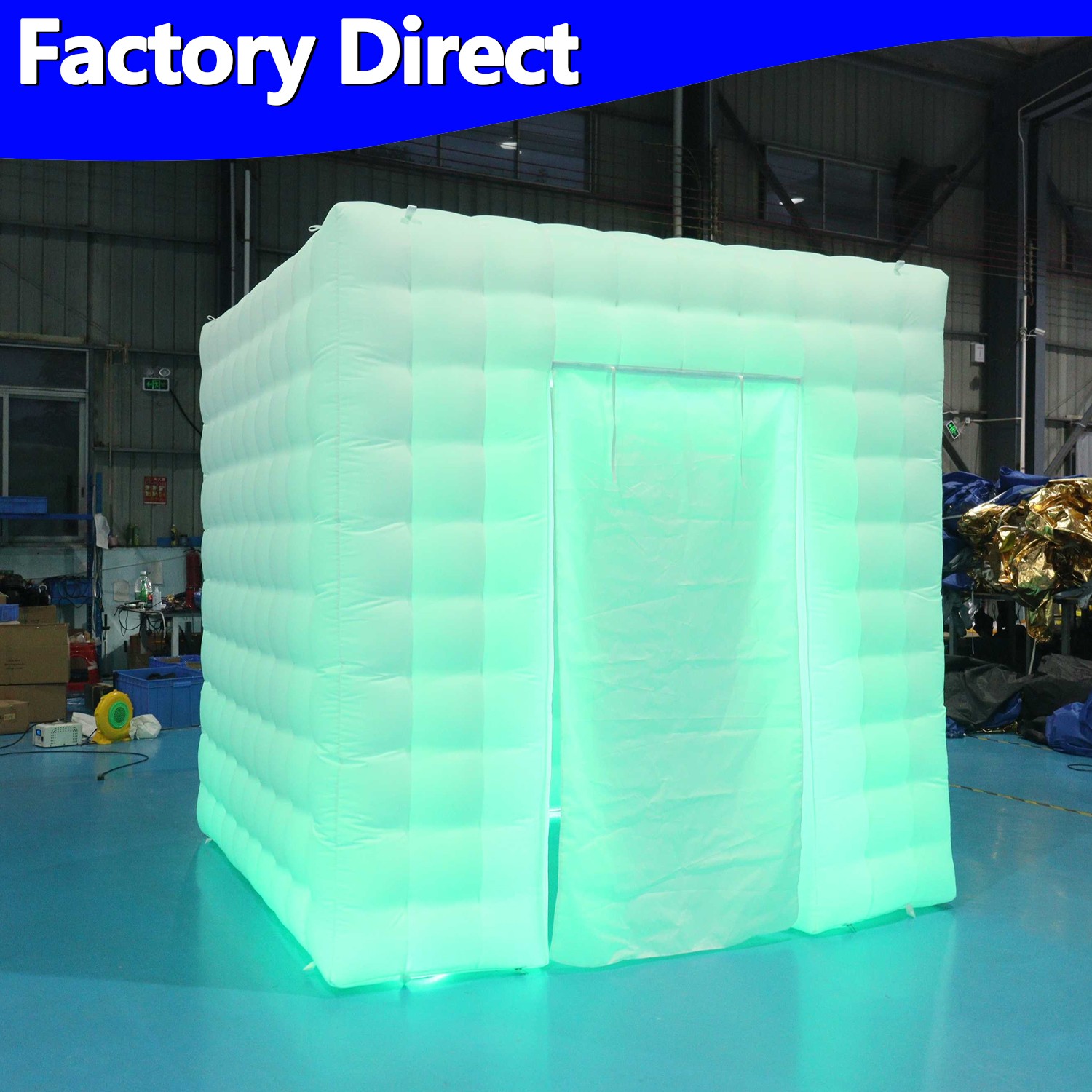 Inflatable Photo Booth 8.2×8.2ft Portable Photobooth for Advertising Bars Events