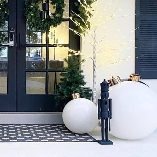 Inflatable Holiday Ornament – Ultimate Indoor/Outdoor Decoration 18 in. White
