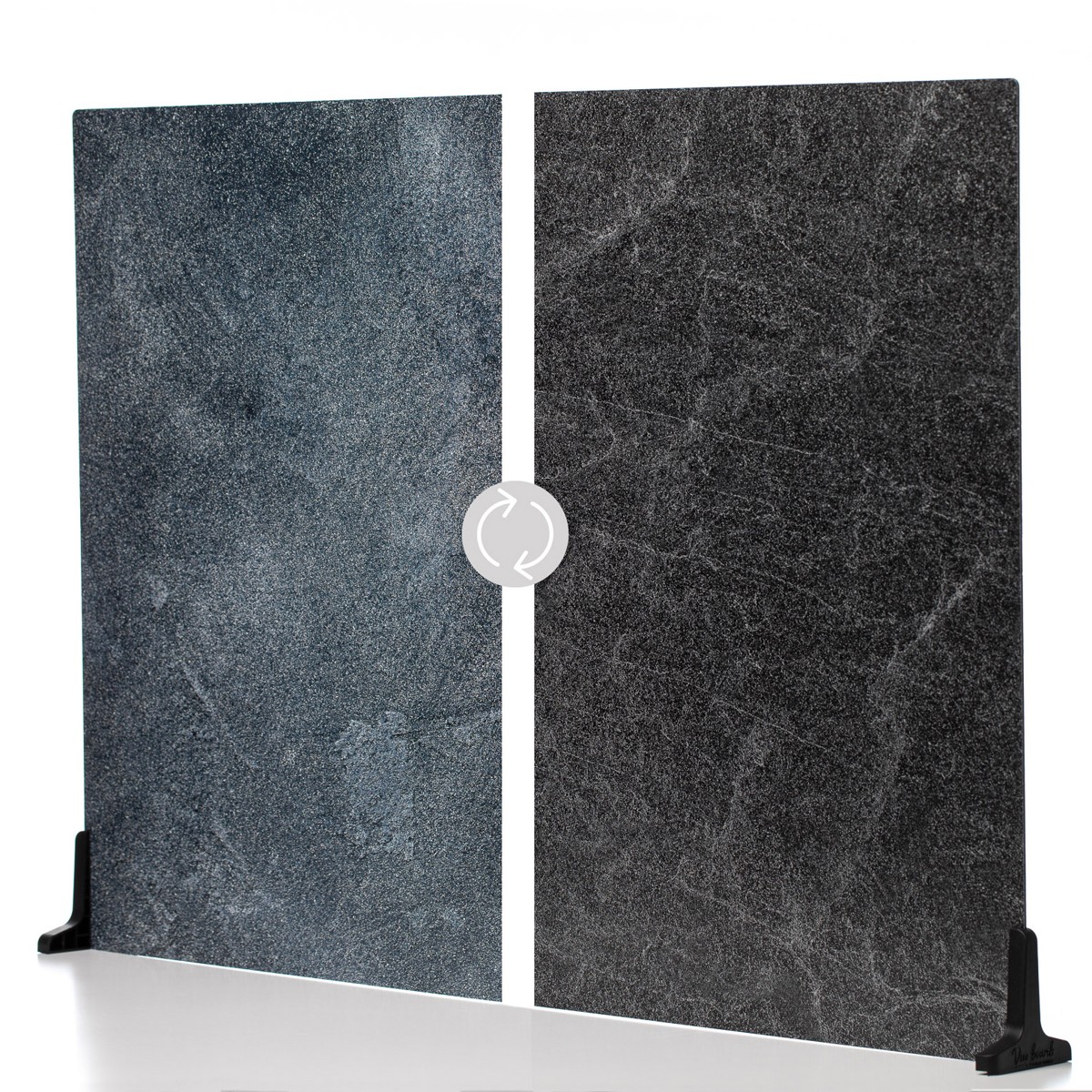 V-FLAT WORLD Duo Board – 30×40″ Double Sided Surface Board, Ocean Slate/Black Sl