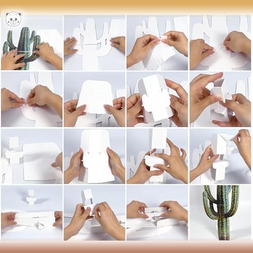 Pcs Cowboy Party Decorations Set, 6 Pcs Hay Bales Boxes and 4 Pcs Western 10