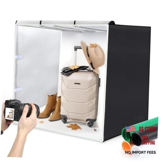 Large Photography Light Box, 32″x32″ Photo Studio Box, Portable 32×32 inches