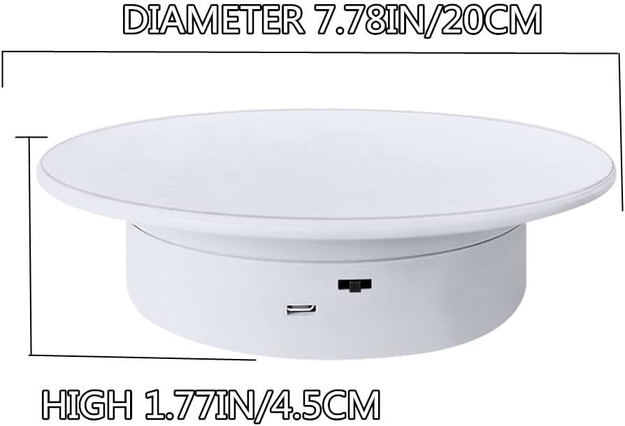 Degree Electric Turntable Product Display Photography