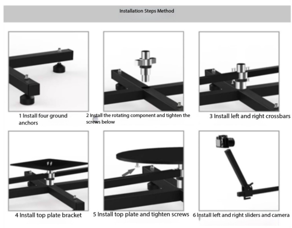 360° Rotating Shooting Platform | Rotating Slider Bullet Time Mount