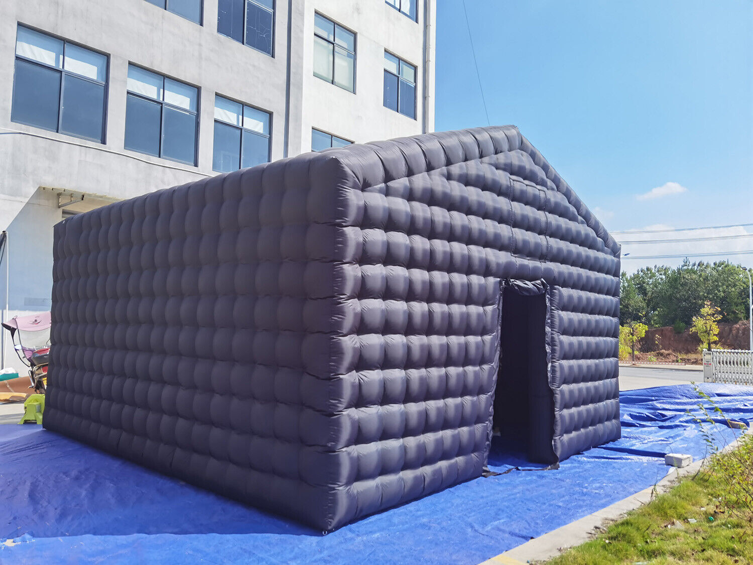 20FT Black Portable Inflatable Night Club Disco Mobile Inflatable Party Tent