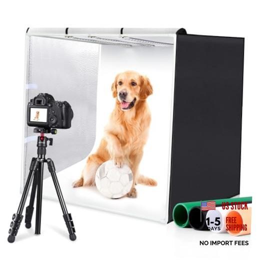 32″x32″ Light Box Photography, Large Photo Light Box with 3 32*32 Inch
