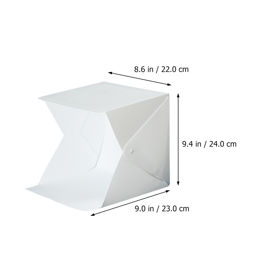 1Set Small Light Box Portable Photo Studio Tent with LED Lights for Home Use