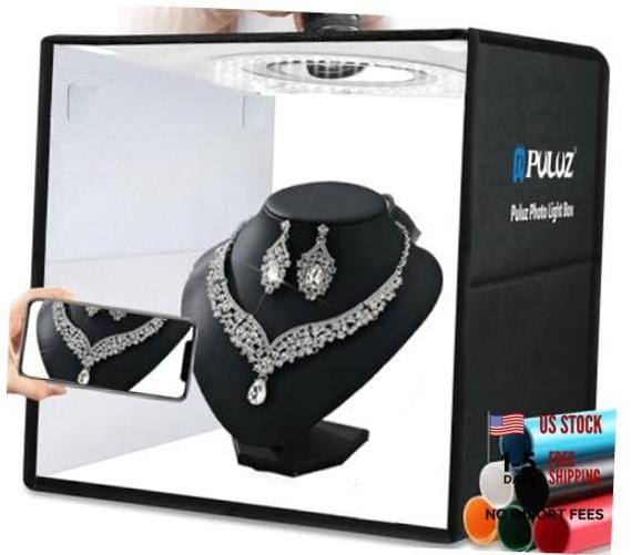 2026 Upgraded Photo Light Box, 12″x12″ Professional Foldable 12*12 Inch