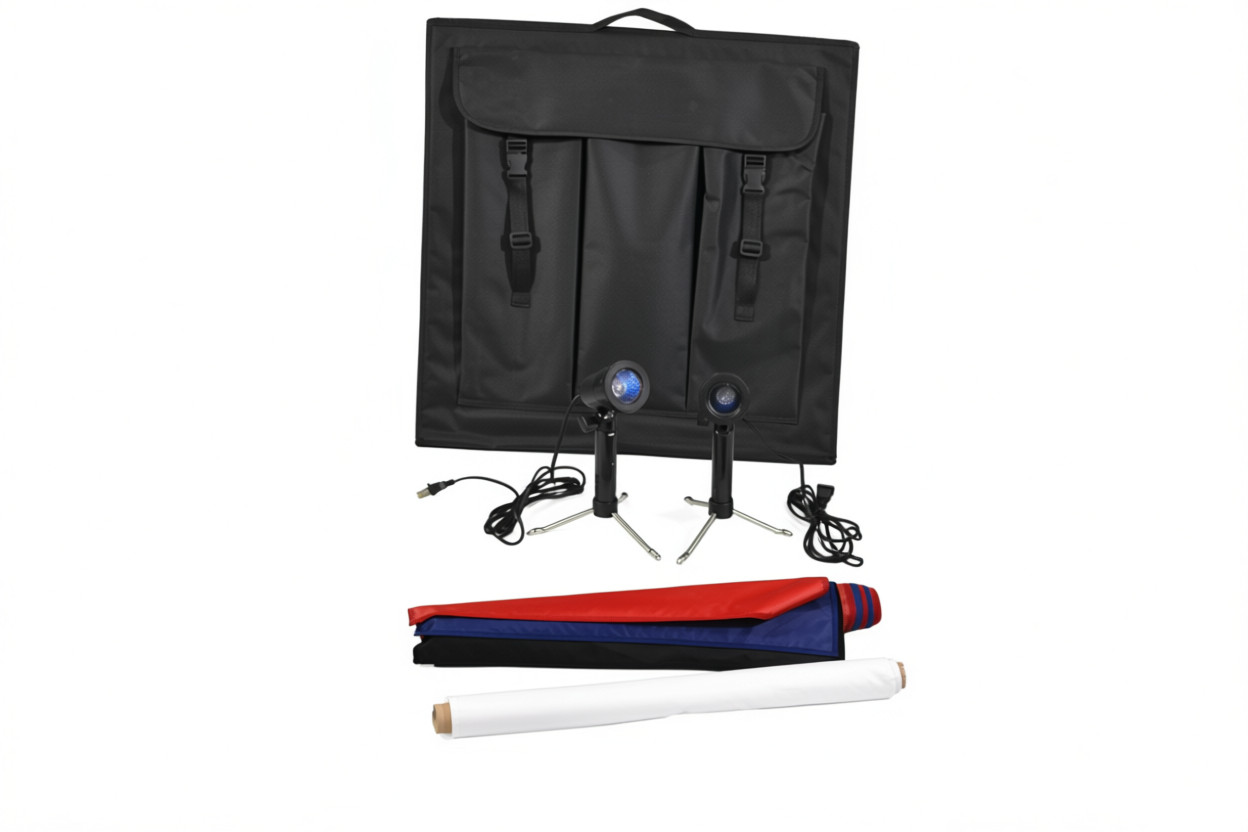 Photo Studio 20”x20” Photography Tent Cube Kit w/ Top Table Lamps – Brand New