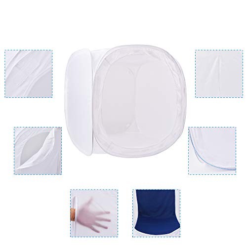 Bestshoot 24″ Portable Photo Studio Shooting Tent Light Box Cube Blue
