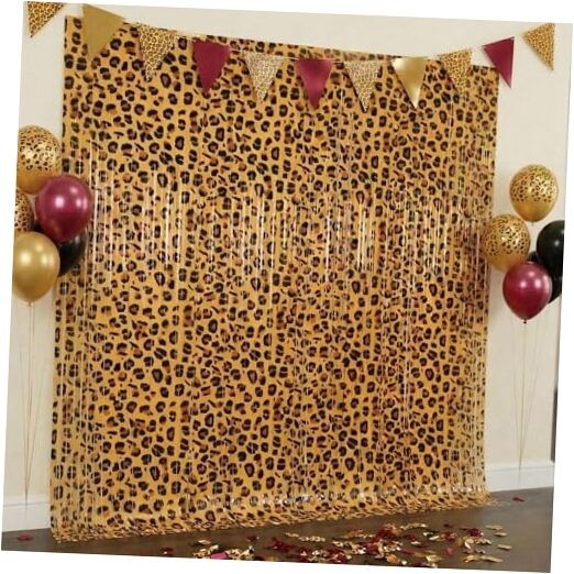 Pack Cheetah Print Birthday Decorations, Leopard Party Decorations, Jungle 2