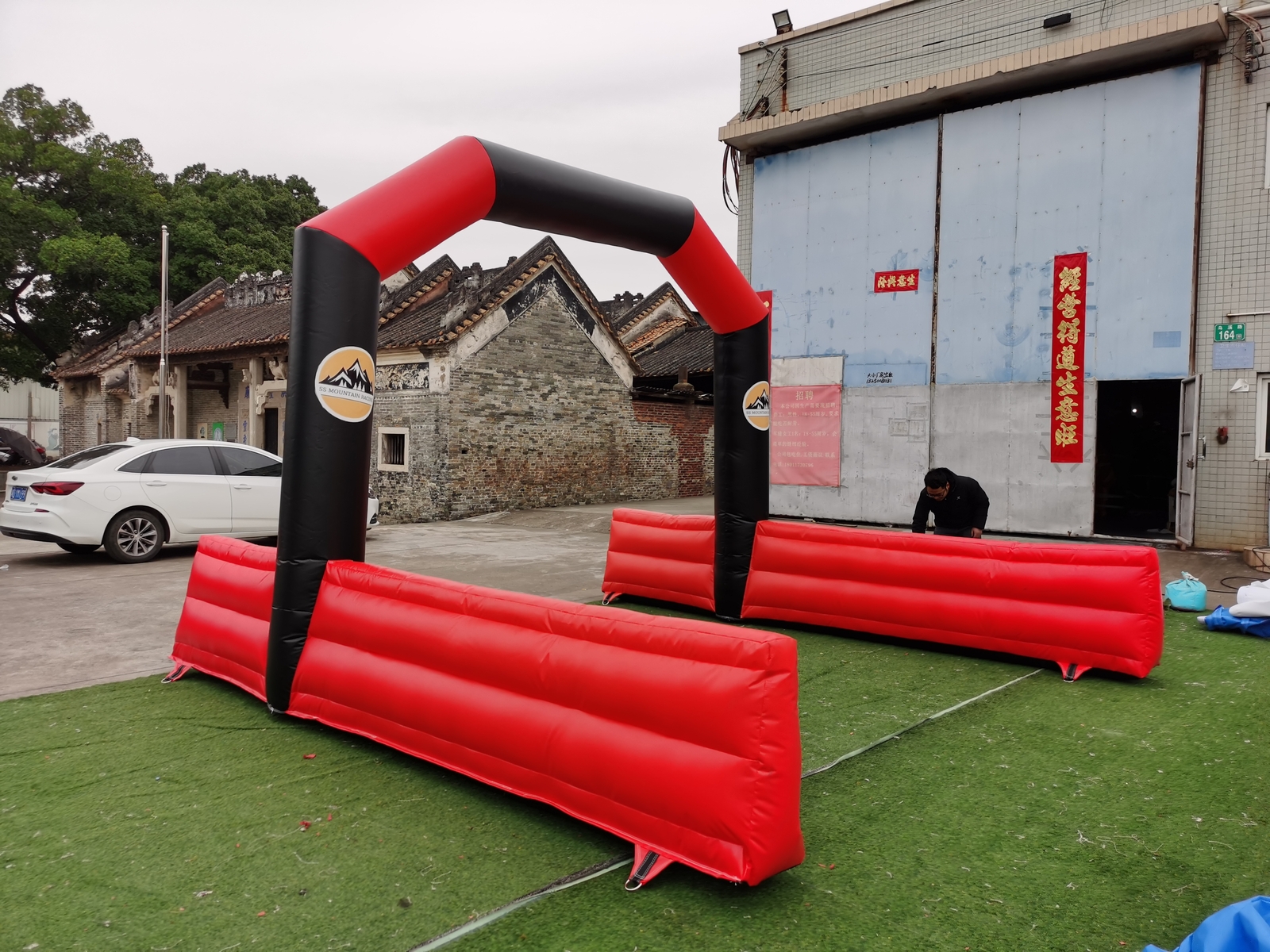 Inflatable PVC Entrance Archway Event Gate Entry Inflatable Finish Line Marathon