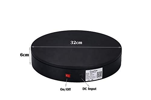 Professional 360 Degree Black Rotating Turntable for Product Photography,
