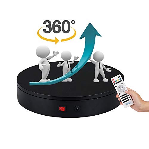 Professional 360 Degree Black Rotating Turntable for Product Photography,