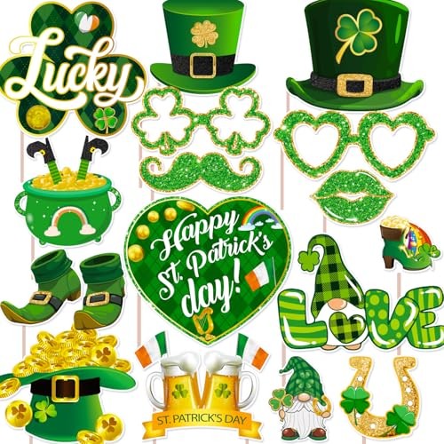St Patricks Day Decorations Photo Booth Props, St Patricks Day St Patricks-b