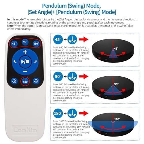 Motorized Electric Rotating Display Stand 360° Turntable for Photography & Exhib