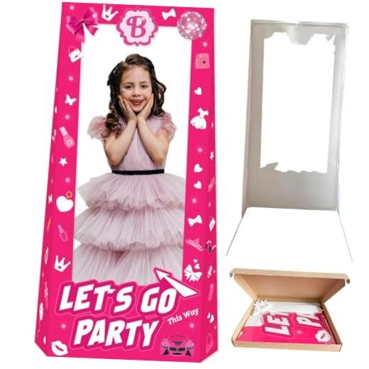 4.45ft Tall Life Size Photo Booth Props with Fixed Bracket(Stand-in