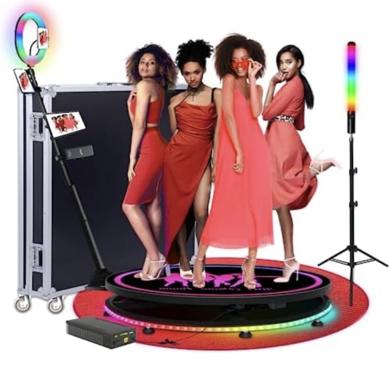 360 photo booth 45.2”/115cm + Black