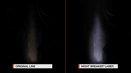 NIGHT BREAKER LASER +150% Brighter Halogen Headlight Lamp, 64211NL 2 Lamps H11