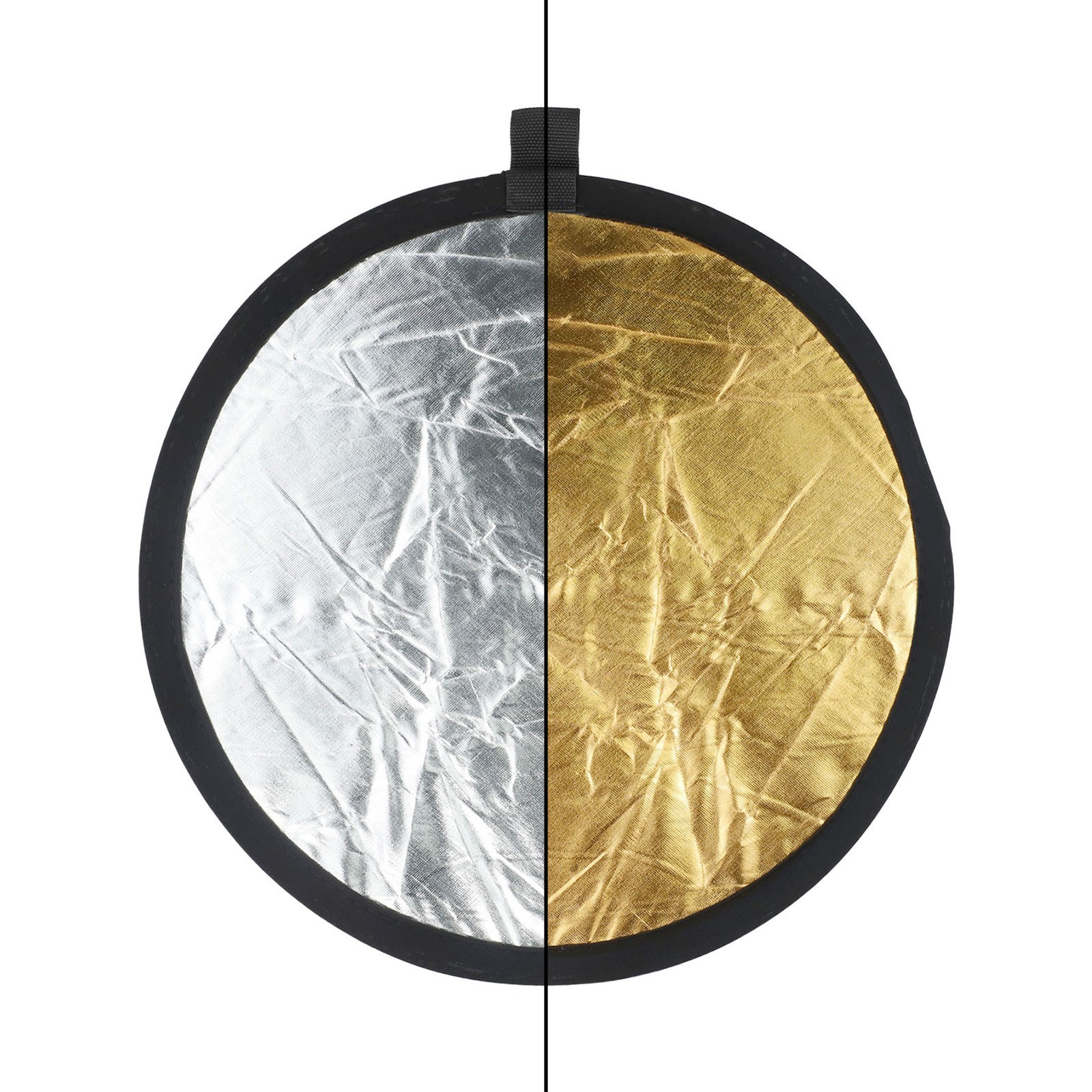 Handheld Multifolding Reflective Plate for Light Diffusion Gold Silver for 2 in
