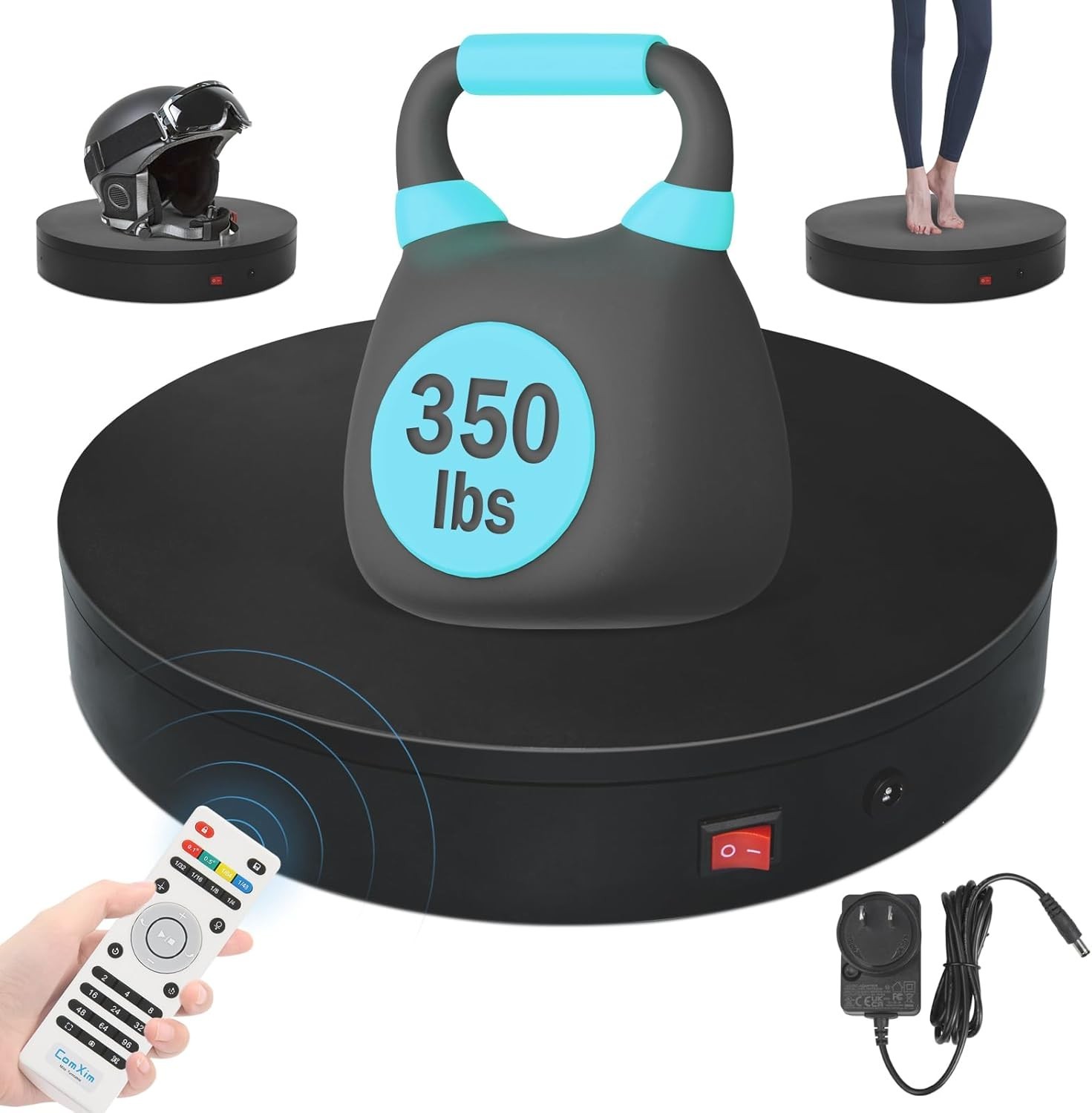 32cm Motorized Rotating Turntable 350lb Heavy Duty Display Photography Stand
