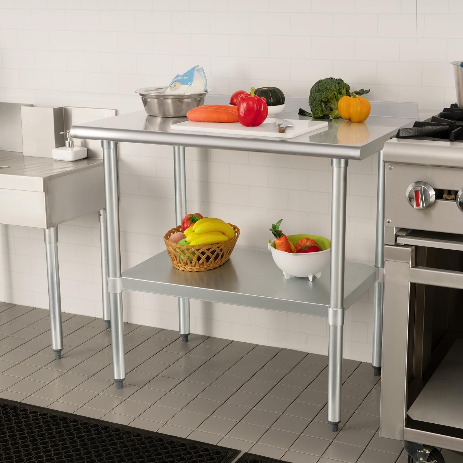 Stainless Steel Table For 24 X 30In Derro