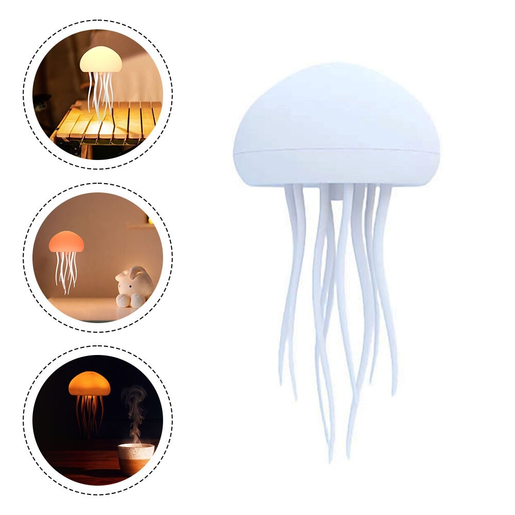 Colorful Voice Controlled For Jellyfish Decor Light Easily Rechargeable Design
