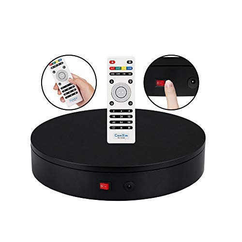 Professional 360 Degree Black Rotating Turntable for Product Photography,