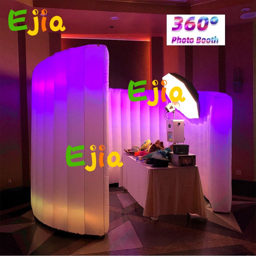 360° Inflatable Photo Booth Wall Backdrop Enclosure For Party