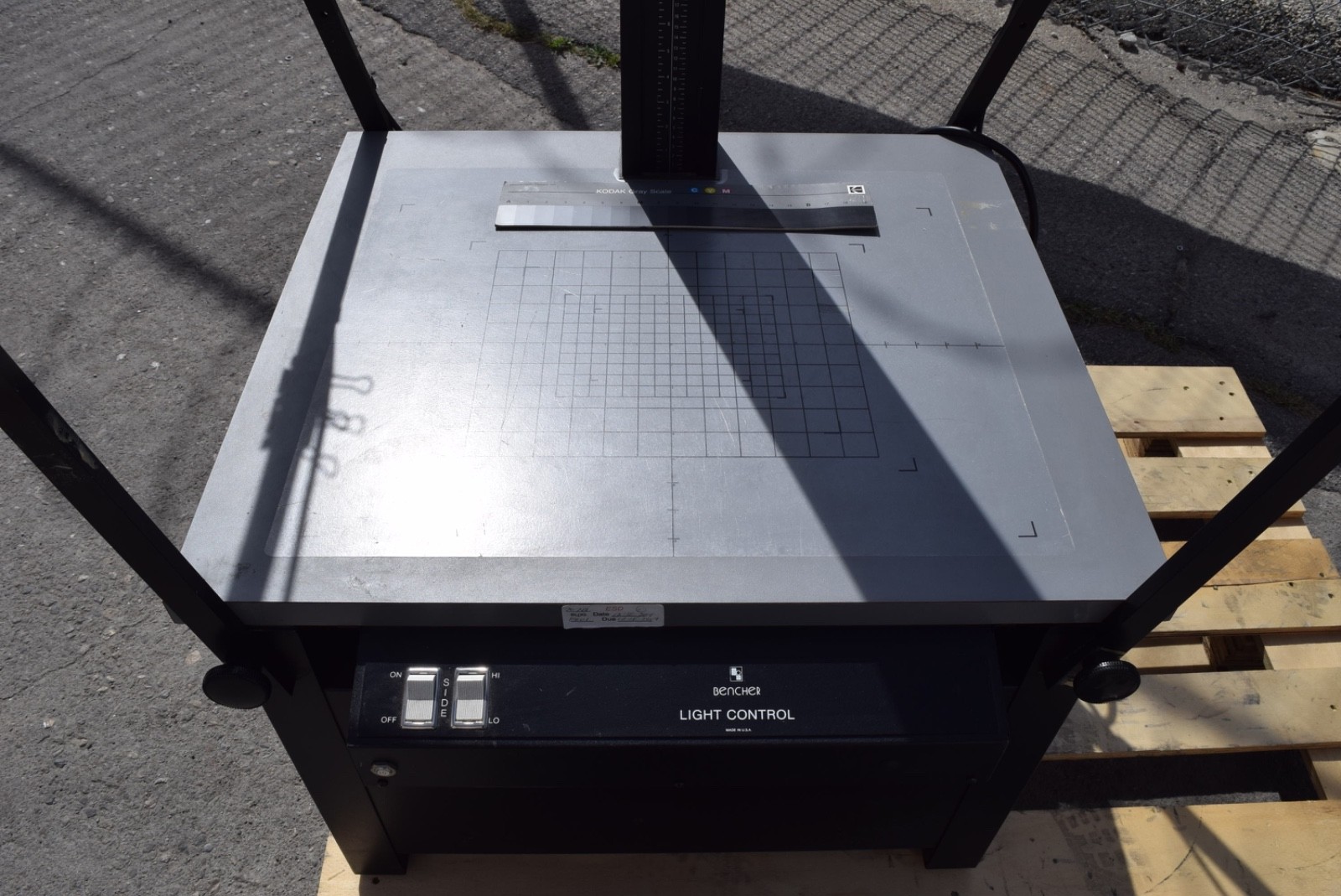 Bencher Copymate II 300w Quartz Halogen Lights (4) Copy Stand Table Copy Mate 2