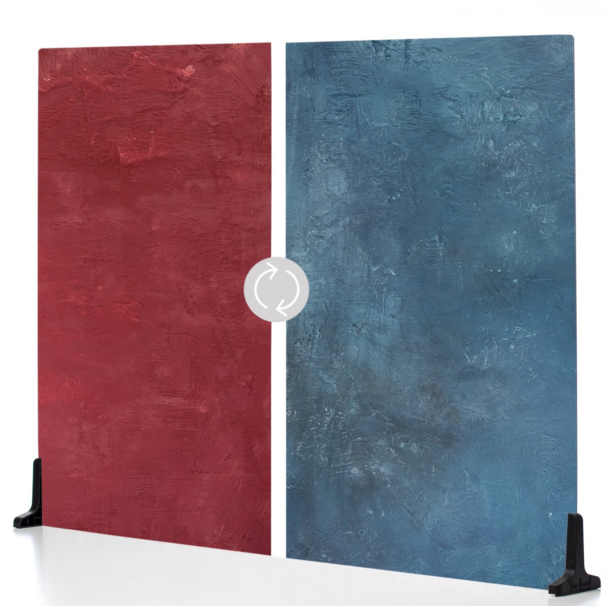 V-FLAT WORLD Duo Board – 30×40″ Double Sided Surface Board, Cobalt Blueberry/Cra