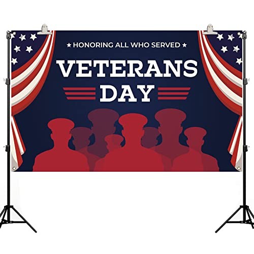 Veterans Day Photo Booth Backdrop Honoring All Who Served Photography