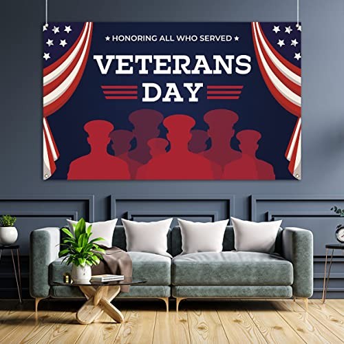 Veterans Day Photo Booth Backdrop Honoring All Who Served Photography