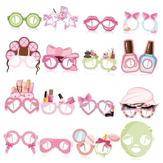 Pcs Party Favors Paper Glasses Makeup Paper Eyeglasses Frames Photo 32 Spa
