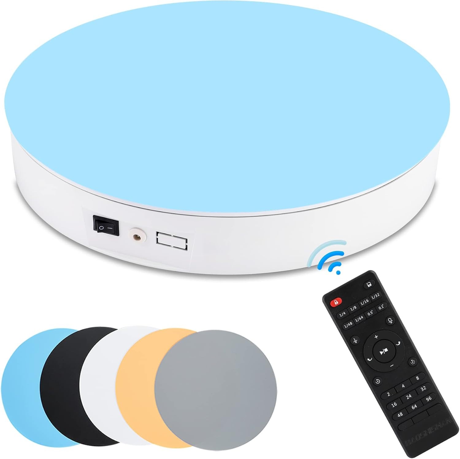 Photography Turntable 13.7 inch – 110LB – 360 Degree Motorized Rotating Display